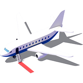 Airplane image asset